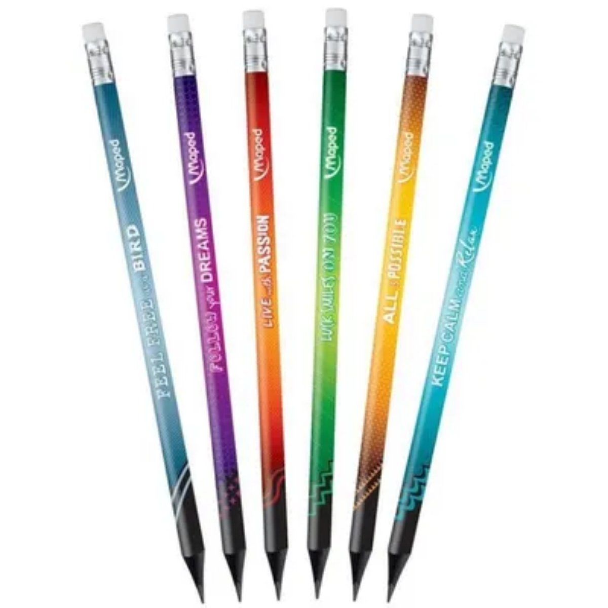 Pencils - Maped Black Pencil - (Peps Energy)
